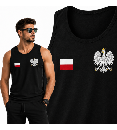 tank-top patriotyczny orzeł